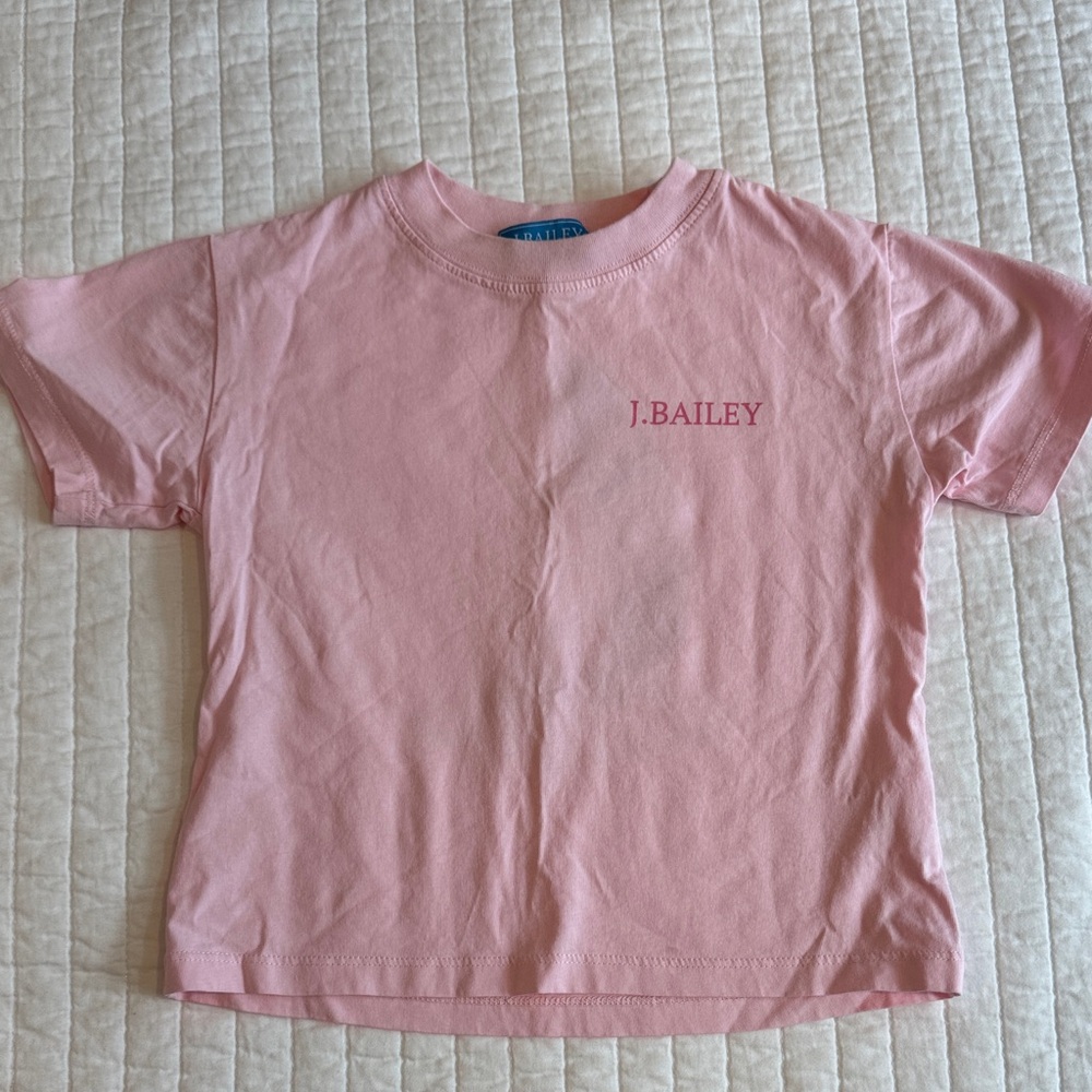 J. Bailey Pink Short Sleeve Kids Tee